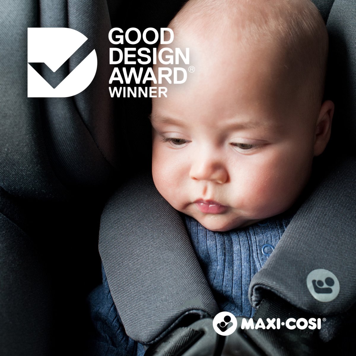 Maxi-Cosi Good Design Award: Baby in car seat Maxi-Cosi Good Design Award: Baby in car seat
