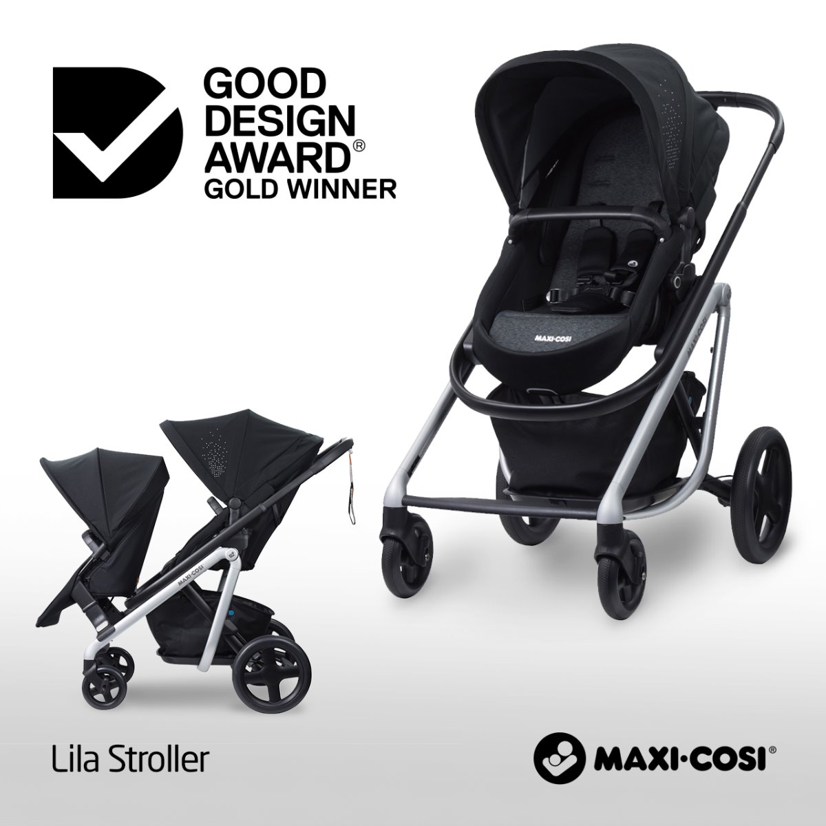 Maxi-Cosi Lila Stroller Good Design Award Gold Winner Maxi-Cosi Lila Stroller Good Design Award Gold Winner