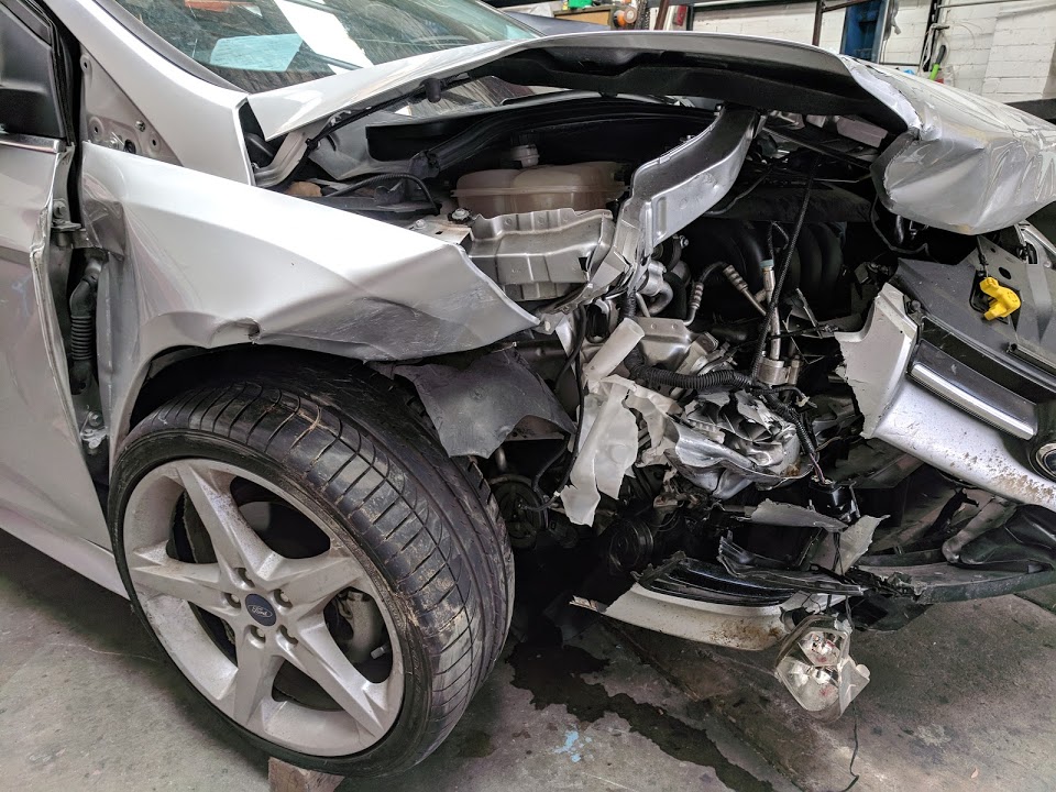 Actual picture of accident as supplied by Gert Leppers.