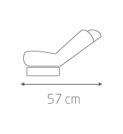Maxi-Cosi Moda Car Seats Inclined Side Dimension: 57 cm