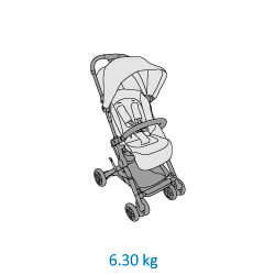 Lara Stroller Weight 6.3 Kg