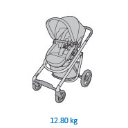 Maxi-Cosi Lila baby pram Product Weight: 12.8kg Maxi-Cosi Lila baby pram Product Weight: 12.8kg