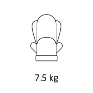 Titan Pro weight 7.5 kg