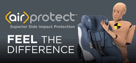 AirProtect technology impact protection AirProtect side impact protection technology for Maxi-Cosi car seats