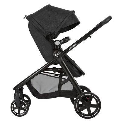 Maxi-Cosi Zelia pram reversible seat gives the choice between eye to eye contact with the parent or watching the environment. Maxi-Cosi Zelia pram reversible seat gives the choice between eye to eye contact with the parent or watching the environment.