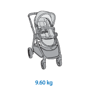 Maxi-Cosi Zelia Stroller Weight: 9.6kg Maxi-Cosi Zelia Stroller Weight: 9.6kg